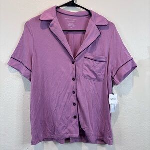 Cupcakes & Cashmere Lavender Purple NWT Pajama Top Sz Small Loungewear